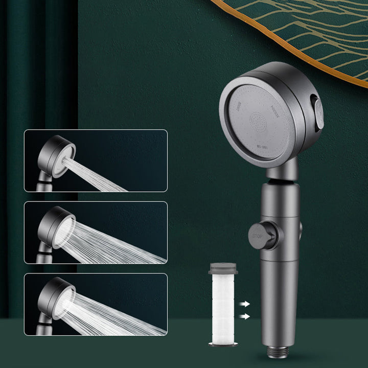 BowLift | Plasti Showerhead Contemporary Handheld Showerhead with Adjustable Water Flow