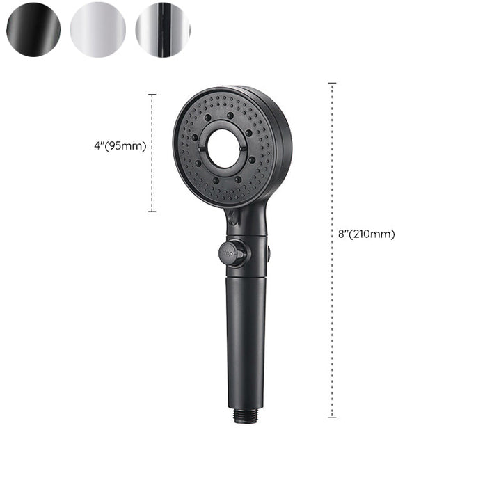 BowLift | Round Shower Head Plastic Modern Shower Head with Adjustable Spray Pattern