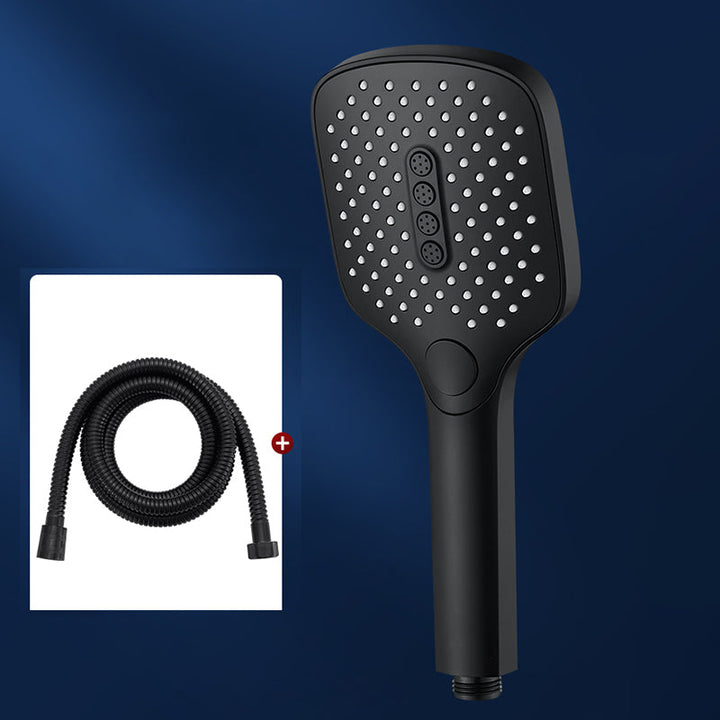 BowLift | Contemporary Fixed Shower Head Square Metal Shower Head Combo