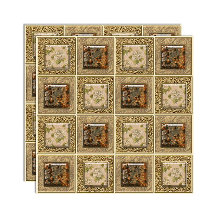 BowLift | 3D Peel and Stick Tiles Plastic Square Peel and Stick Tiles with Waterproof