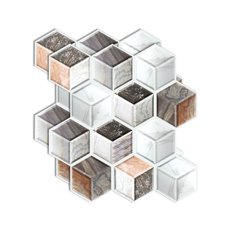 BowLift | 3D Peel and Stick Tiles Plastic Square Peel and Stick Tiles with Waterproof