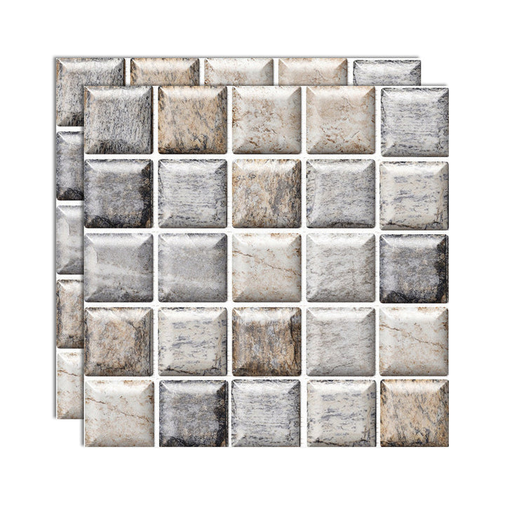 BowLift | 3D Peel and Stick Tiles Plastic Square Peel and Stick Tiles with Waterproof