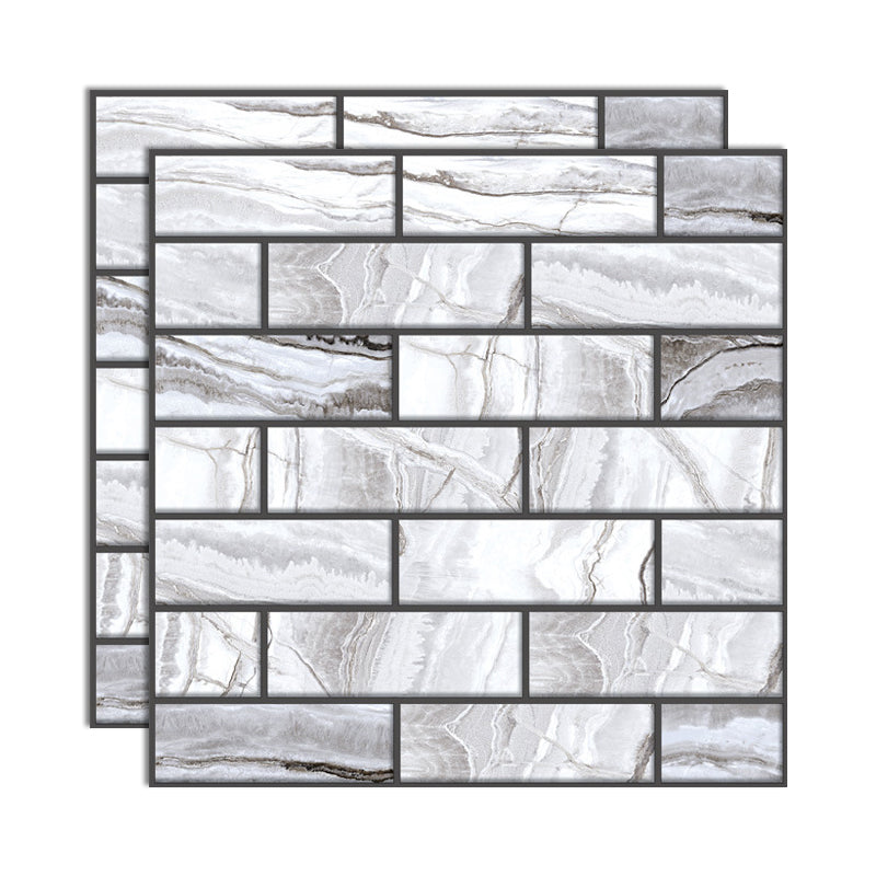 BowLift | 3D Peel and Stick Tiles Plastic Square Peel and Stick Tiles with Waterproof