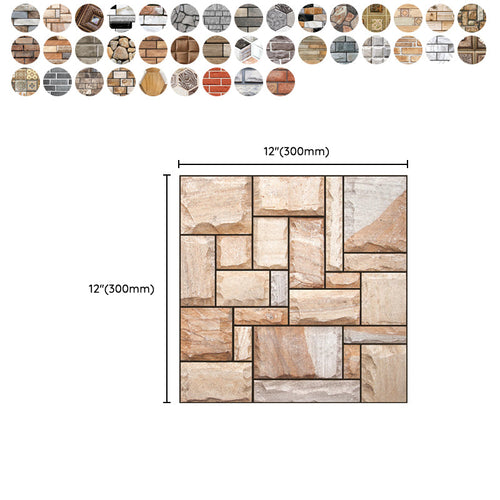 BowLift | 3D Peel and Stick Tiles Plastic Square Peel and Stick Tiles with Waterproof