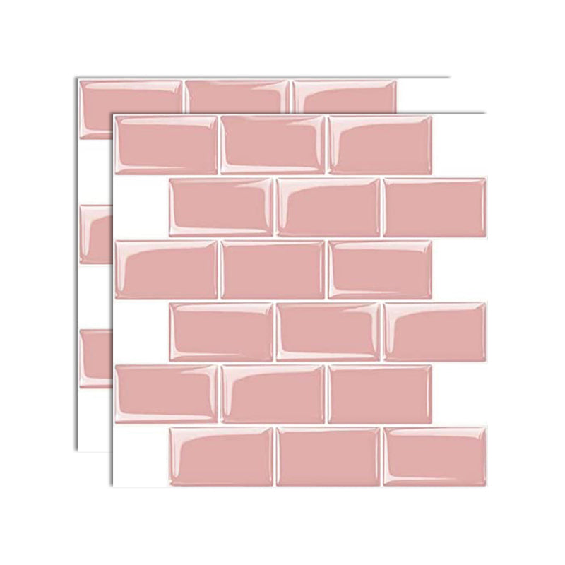 BowLift | Square Peel-and-Stick Tiles Plastic Indoor Peel & Stick Subway Tile