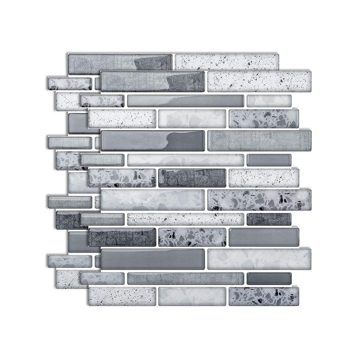 BowLift | Square Peel-and-Stick Tiles Plastic Indoor Peel & Stick Subway Tile