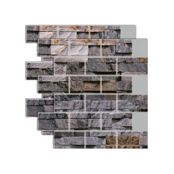 BowLift | Square Peel-and-Stick Tiles Plastic Indoor Peel & Stick Subway Tile
