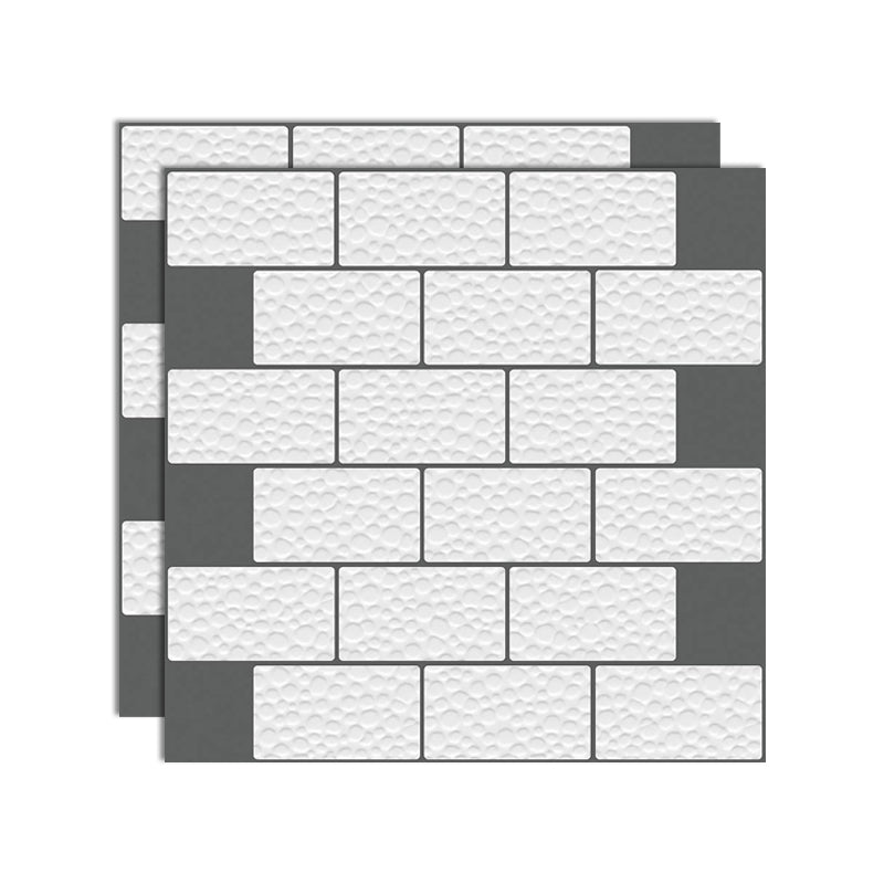 BowLift | Square Peel-and-Stick Tiles Plastic Indoor Peel & Stick Subway Tile
