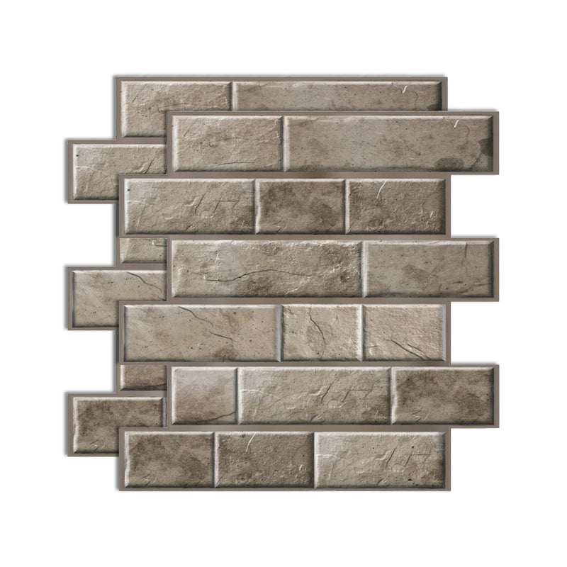 BowLift | Plastic Peel and Stick Tiles 3D Square Waterproof Peel and Stick Tiles