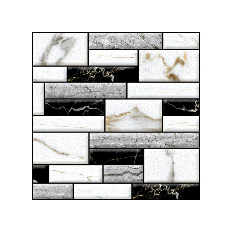 BowLift | Plastic Peel and Stick Tiles 3D Square Waterproof Peel and Stick Tiles