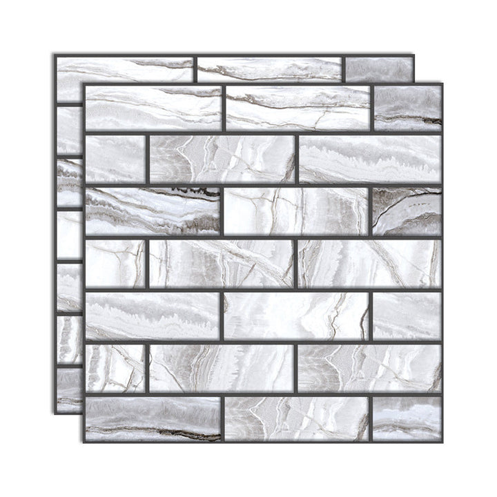 BowLift | Plastic Peel and Stick Tiles 3D Square Waterproof Peel and Stick Tiles