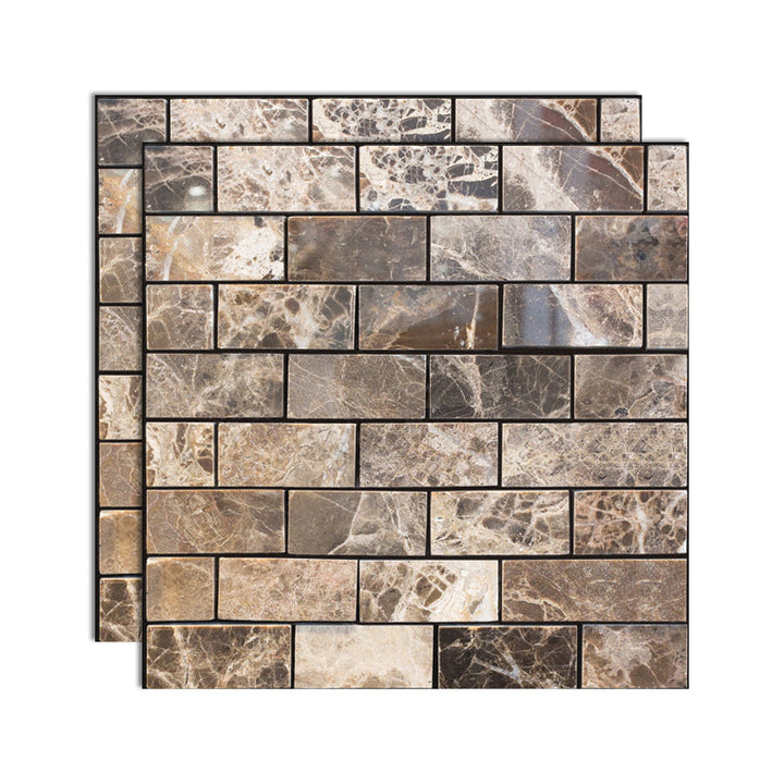 BowLift | Plastic Peel and Stick Tiles 3D Square Waterproof Peel and Stick Tiles