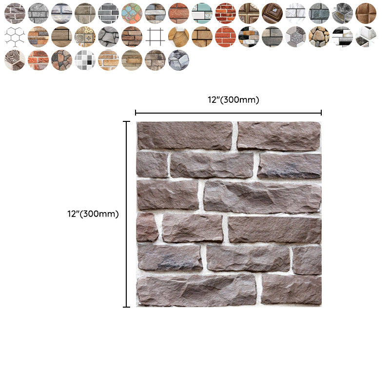 BowLift | Plastic Peel and Stick Tiles 3D Square Waterproof Peel and Stick Tiles