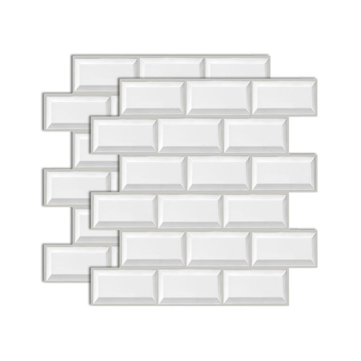 BowLift | Plastic Peel & Stick Subway Tile 3D Subway Tile with Slip-Resistant Surface
