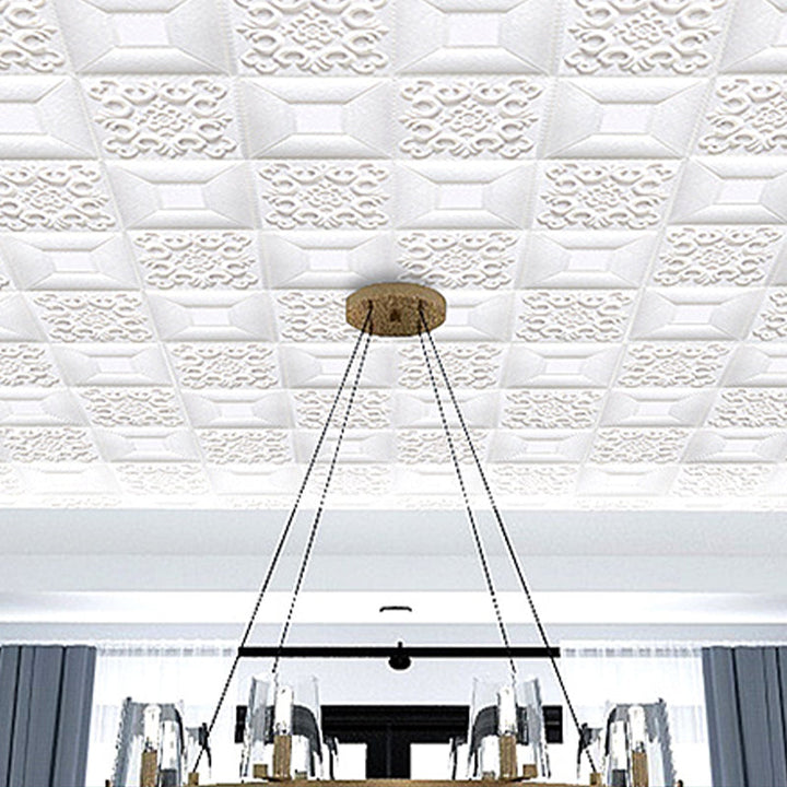 BowLift | Modern Pearl Wall Bowls PVC Wall Access Panel Peel and Stick Wall Tile Set of 10