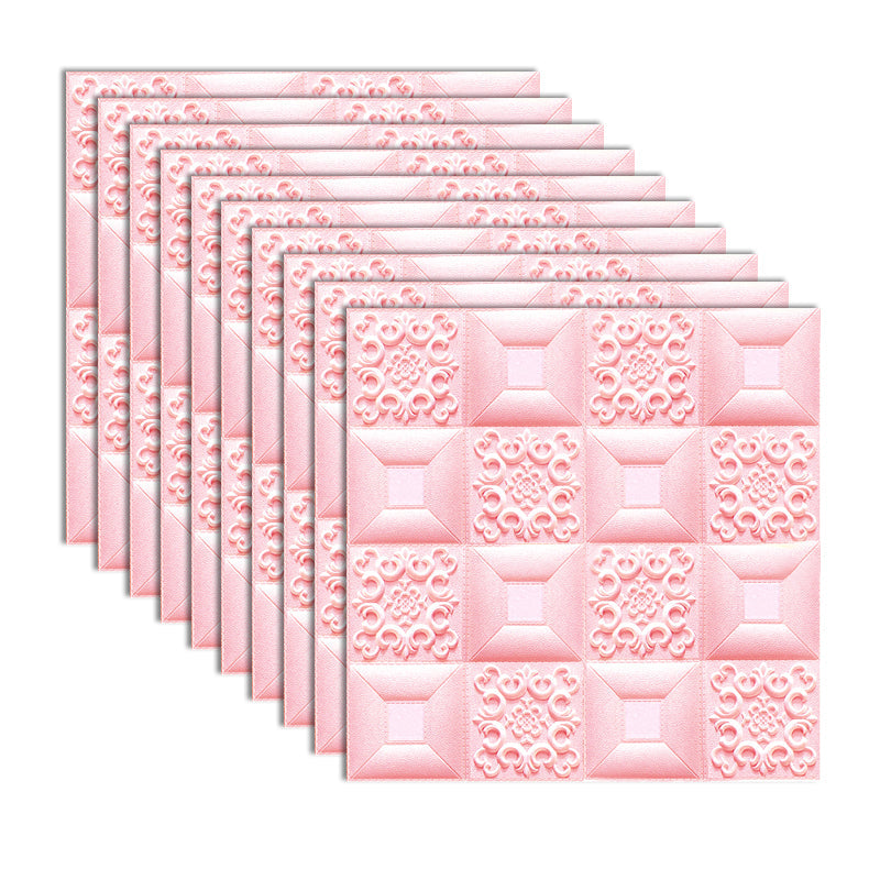 BowLift | Modern Pearl Wall Bowls PVC Wall Access Panel Peel and Stick Wall Tile Set of 10