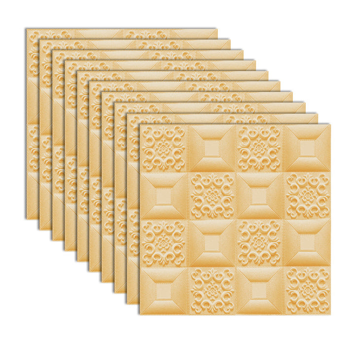 BowLift | Modern Pearl Wall Bowls PVC Wall Access Panel Peel and Stick Wall Tile Set of 10