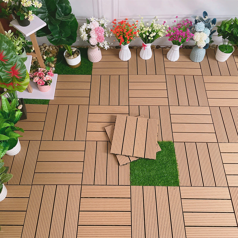 BowLift | Waterproof Decking Board Strips Composite Square Outdoor Decking Tile Terrace