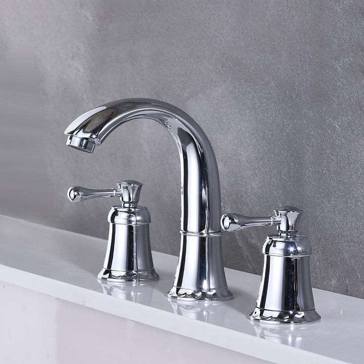 BowLift | Bathroom faucet lever handle brass handheld shower sink faucet