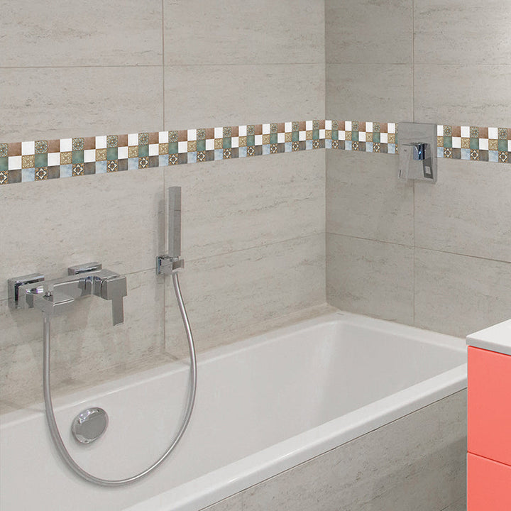 BowLift | Modern backsplash tile Smooth Self-adhesive wall tile for the bathroom
