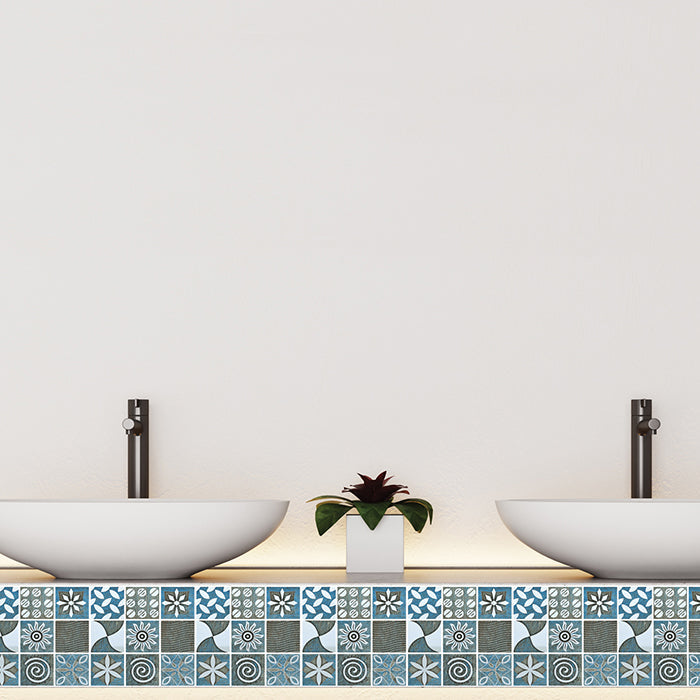 BowLift | Modern backsplash tile Smooth Self-adhesive wall tile for the bathroom