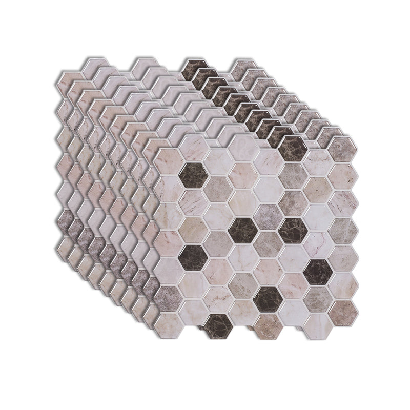 BowLift | Modern Peel-and-Stick Wall PVC Hexagon Peel-and-Stick Tile