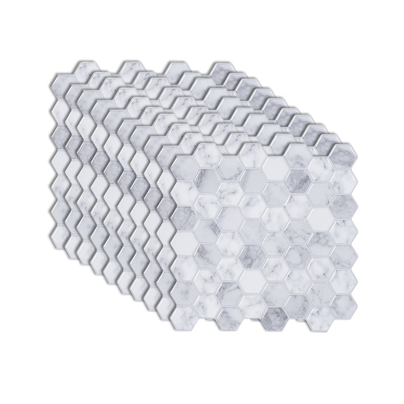 BowLift | Modern Peel-and-Stick Wall PVC Hexagon Peel-and-Stick Tile