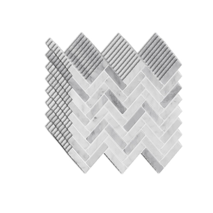 BowLift | Modern Peel and Stick Tiles PVC Herringbone Peel and Stick Backsplash Tiles