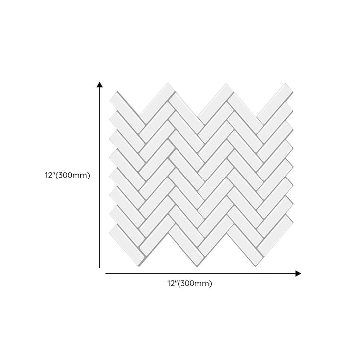 BowLift | Modern Peel and Stick Tiles PVC Herringbone Peel and Stick Backsplash Tiles
