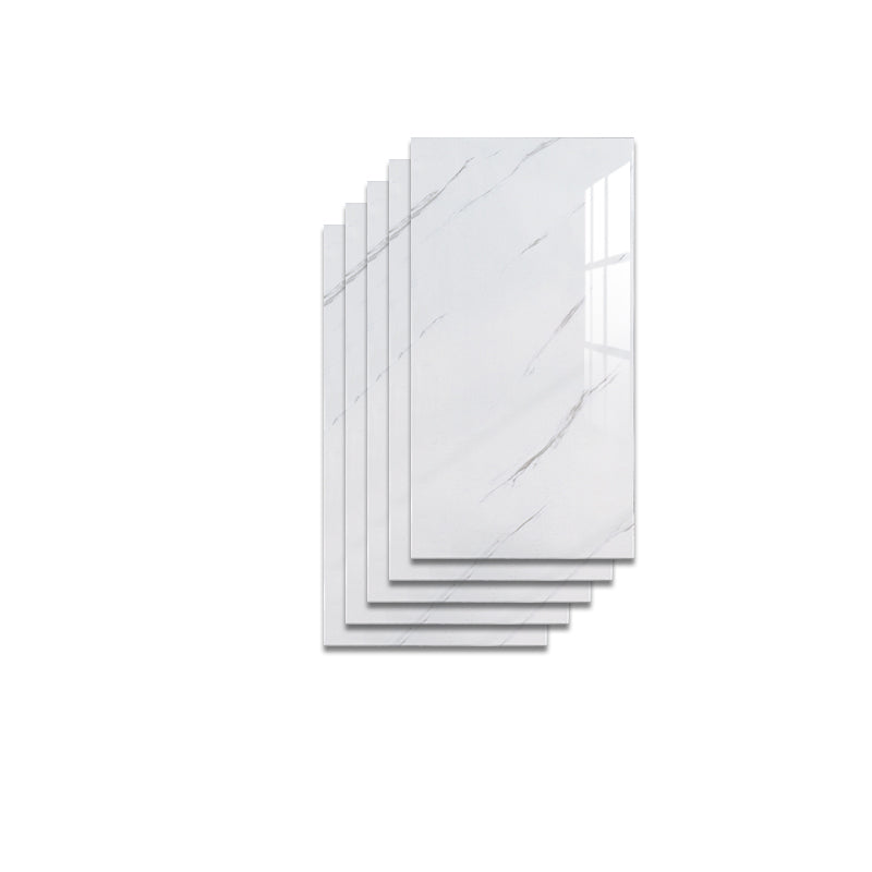 BowLift | Modern Pearl Wall Protection Element PVC Wall Access Panel Peel and Stick Wall Tile Set of 5