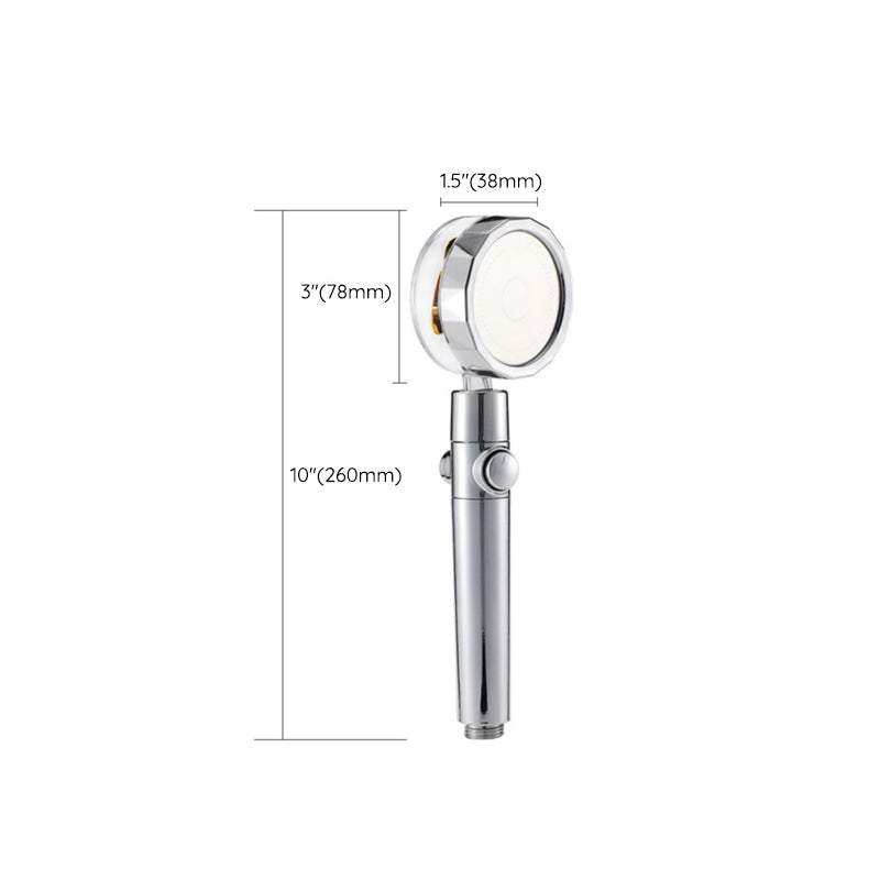 BowLift | Round shower head adjustable water flow handheld shower head with water filtration