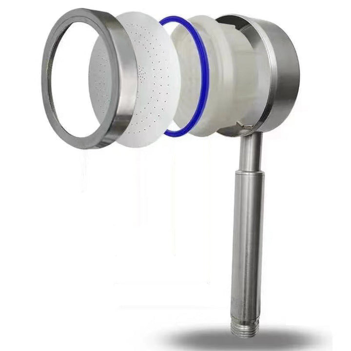 BowLift | Classic Round Shower Head Metal Standard Handheld Shower Head