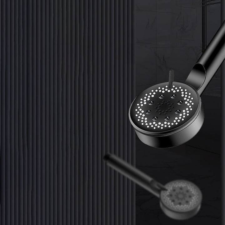 BowLift | Classic Plastic Shower Head 5 Settings Round Handheld Shower Heads