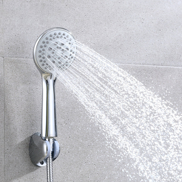BowLift | Modern Adjustable Shower Head Round Metal Handheld Shower Head