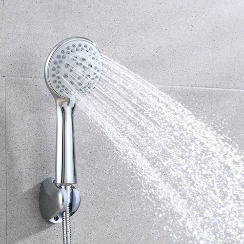 BowLift | Modern Adjustable Shower Head Round Metal Handheld Shower Head