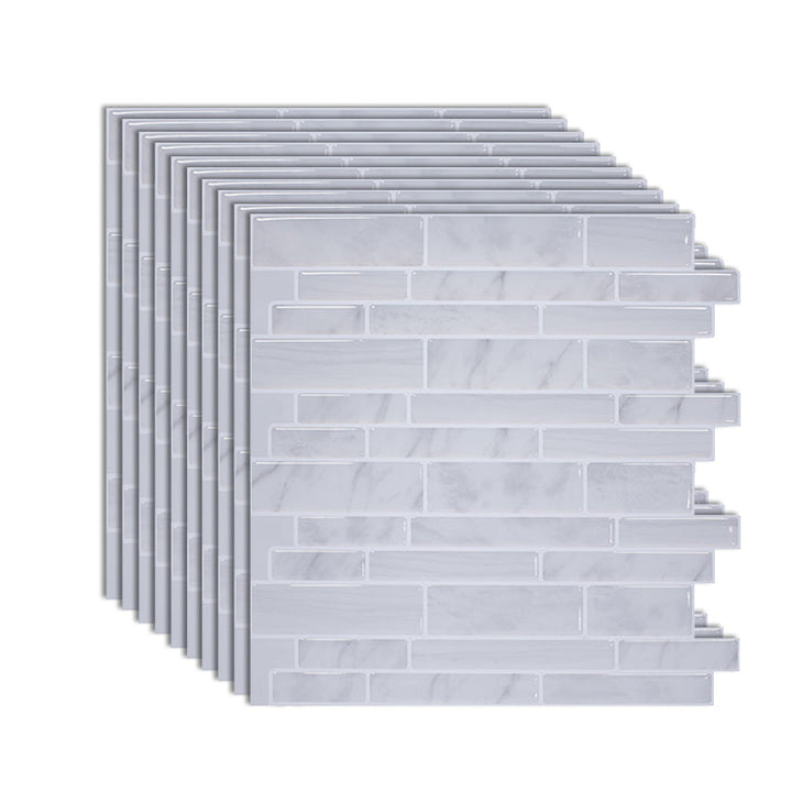 BowLift | Modern Peel & Stick Field Tile PVC Offset Joint Peel & Stick Subway Tile