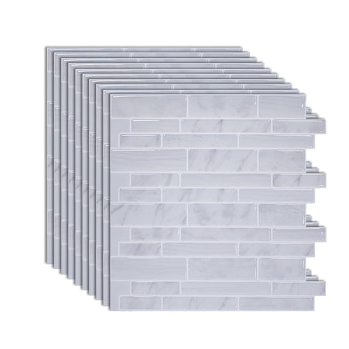 BowLift | Modern Peel & Stick Field Tile PVC Offset Joint Peel & Stick Subway Tile