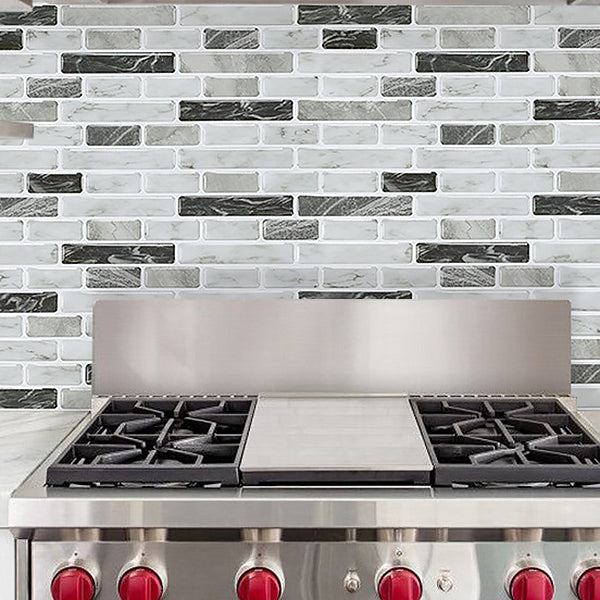 BowLift | Modern Peel & Stick Field Tile PVC Offset Joint Peel & Stick Subway Tile
