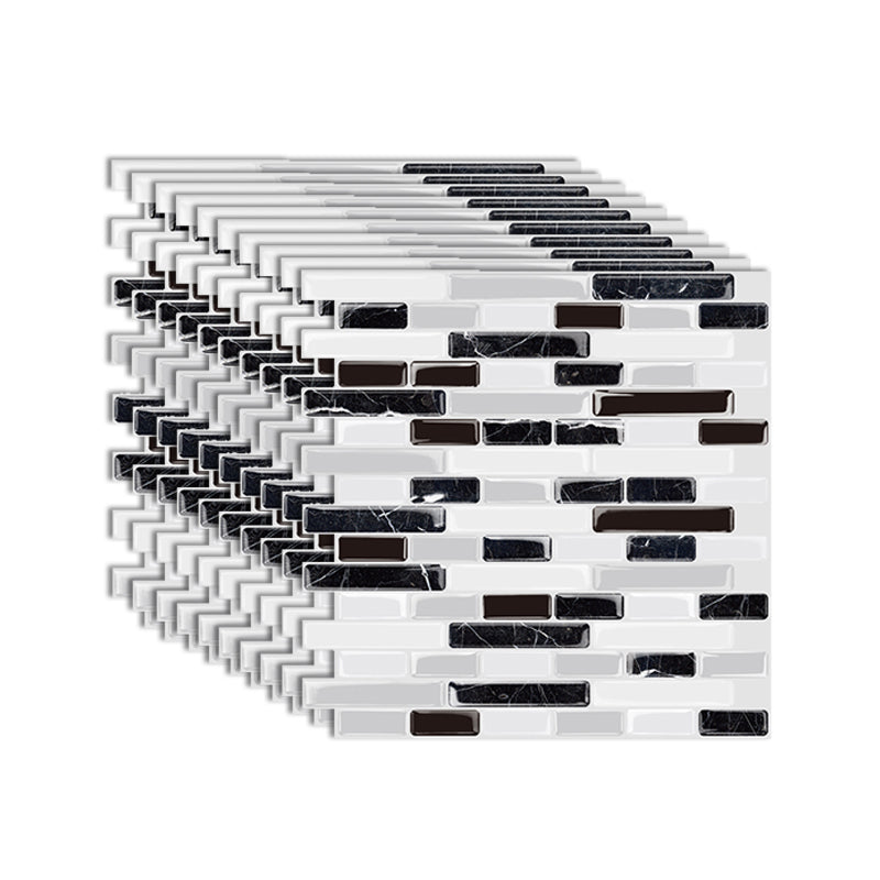 BowLift | Modern Peel & Stick Field Tile PVC Offset Joint Peel & Stick Subway Tile