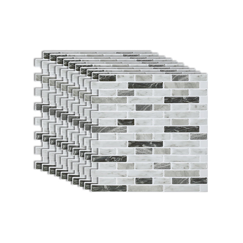 BowLift | Modern Peel & Stick Field Tile PVC Offset Joint Peel & Stick Subway Tile