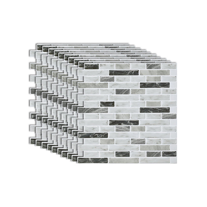 BowLift | Modern Peel & Stick Field Tile PVC Offset Joint Peel & Stick Subway Tile