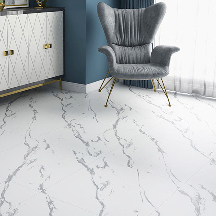 BowLift | Indoor Flooring Vinyl Peel and Stick Marble Print Square Flooring Vinyl