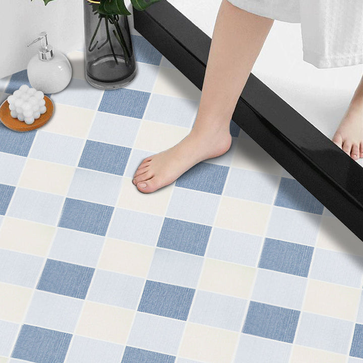 BowLift | Modern Vinyl Plank Flooring Self-Adhesive Grid Pattern PVC Flooring