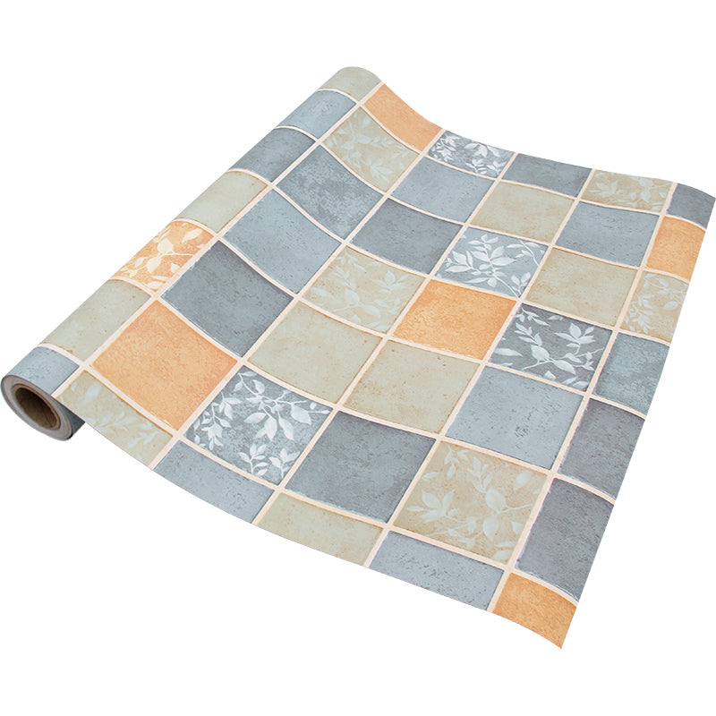 BowLift | Modern Vinyl Plank Flooring Self-Adhesive Grid Pattern PVC Flooring