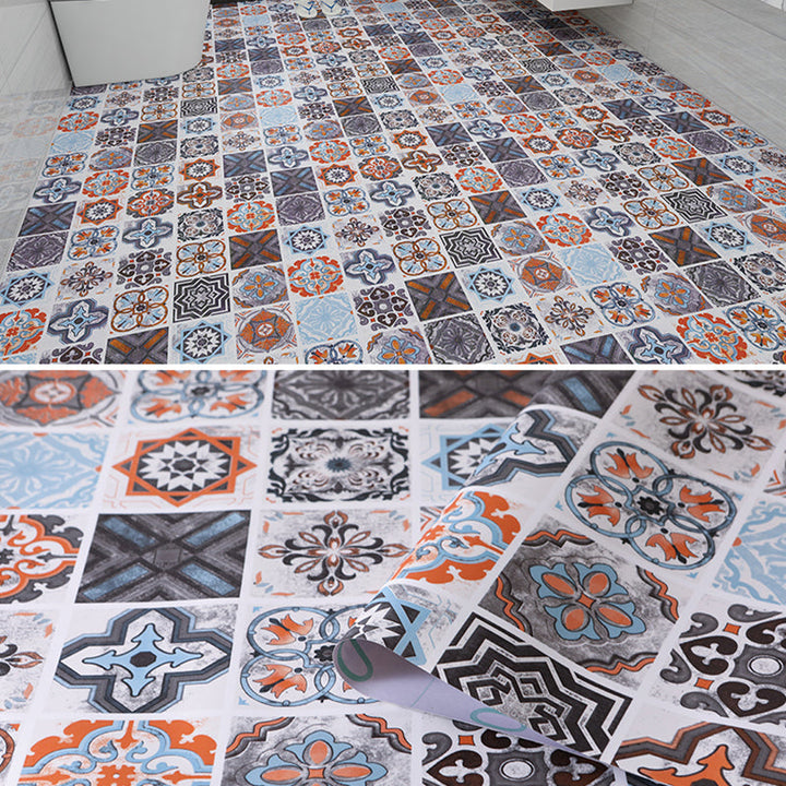 BowLift | Modern vinyl floor planks for peeling and sticking Geometrically printed PVC flooring