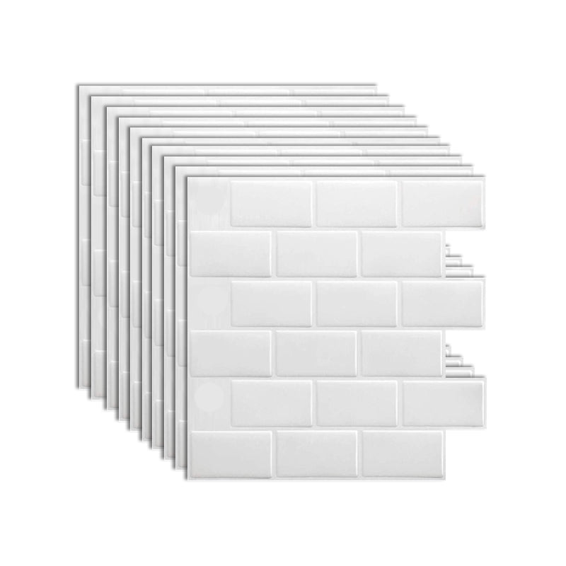 BowLift | Modern Peel and Stick Wall Tile PVC Offset Joint Peel and Stick Wall Tile