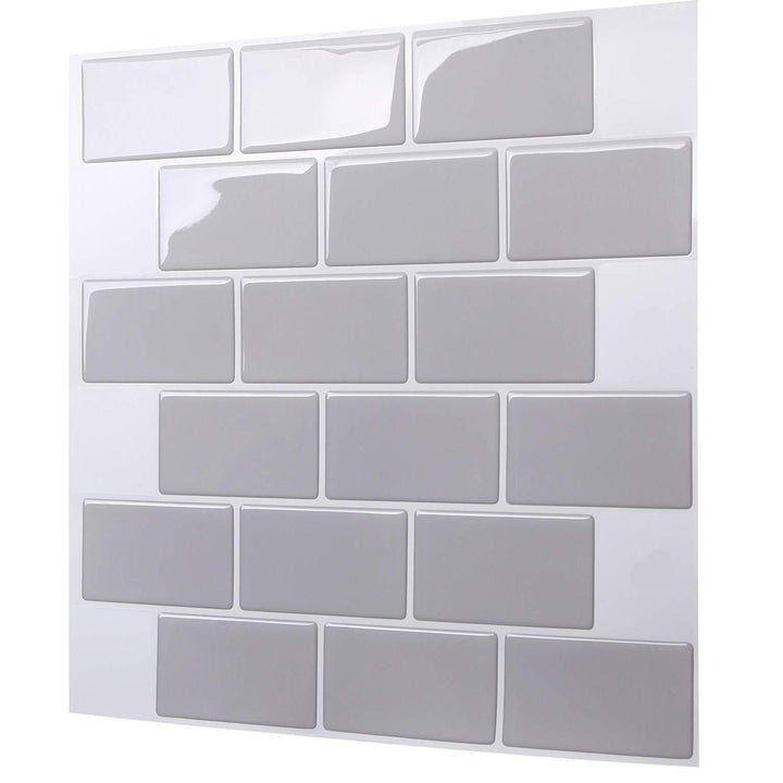BowLift | Modern Peel and Stick Wall Tile PVC Offset Joint Peel and Stick Wall Tile
