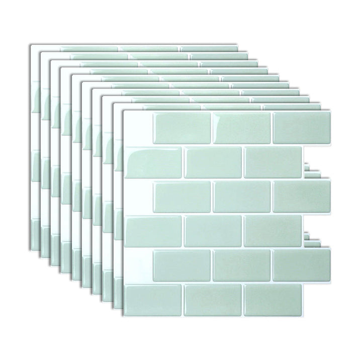 BowLift | Modern Peel and Stick Wall Tile PVC Offset Joint Peel and Stick Wall Tile