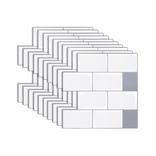 BowLift | Modern Tile Peel & Stick PVC Rectangular Subway Tile Peel and Stick Wall Tile