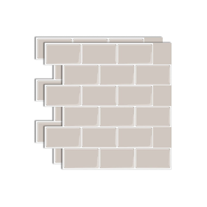BowLift | Square Peel & Stick Tile Stone Composite Tile for Kitchen Backsplash